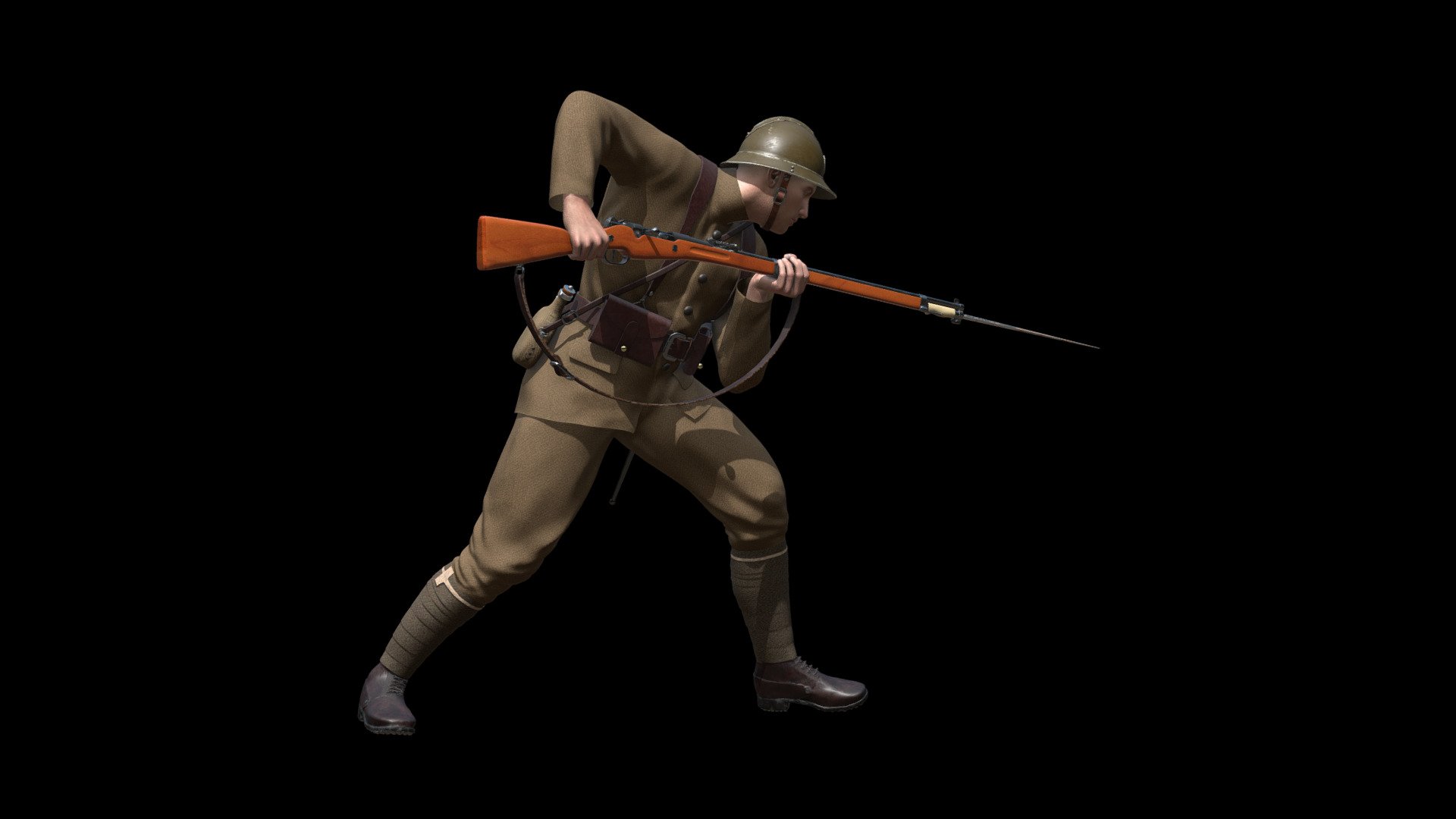 SOLUNSKI FRONT 000 a 3d model