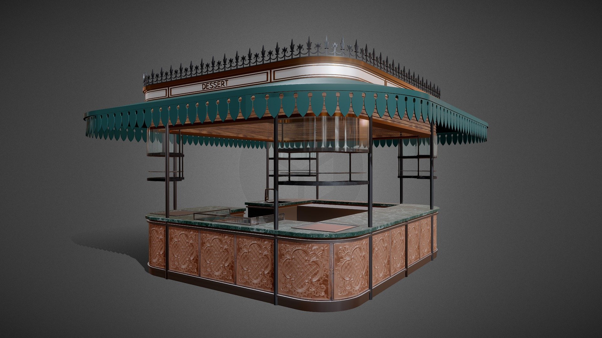 ADD Dessert Counter 3d model