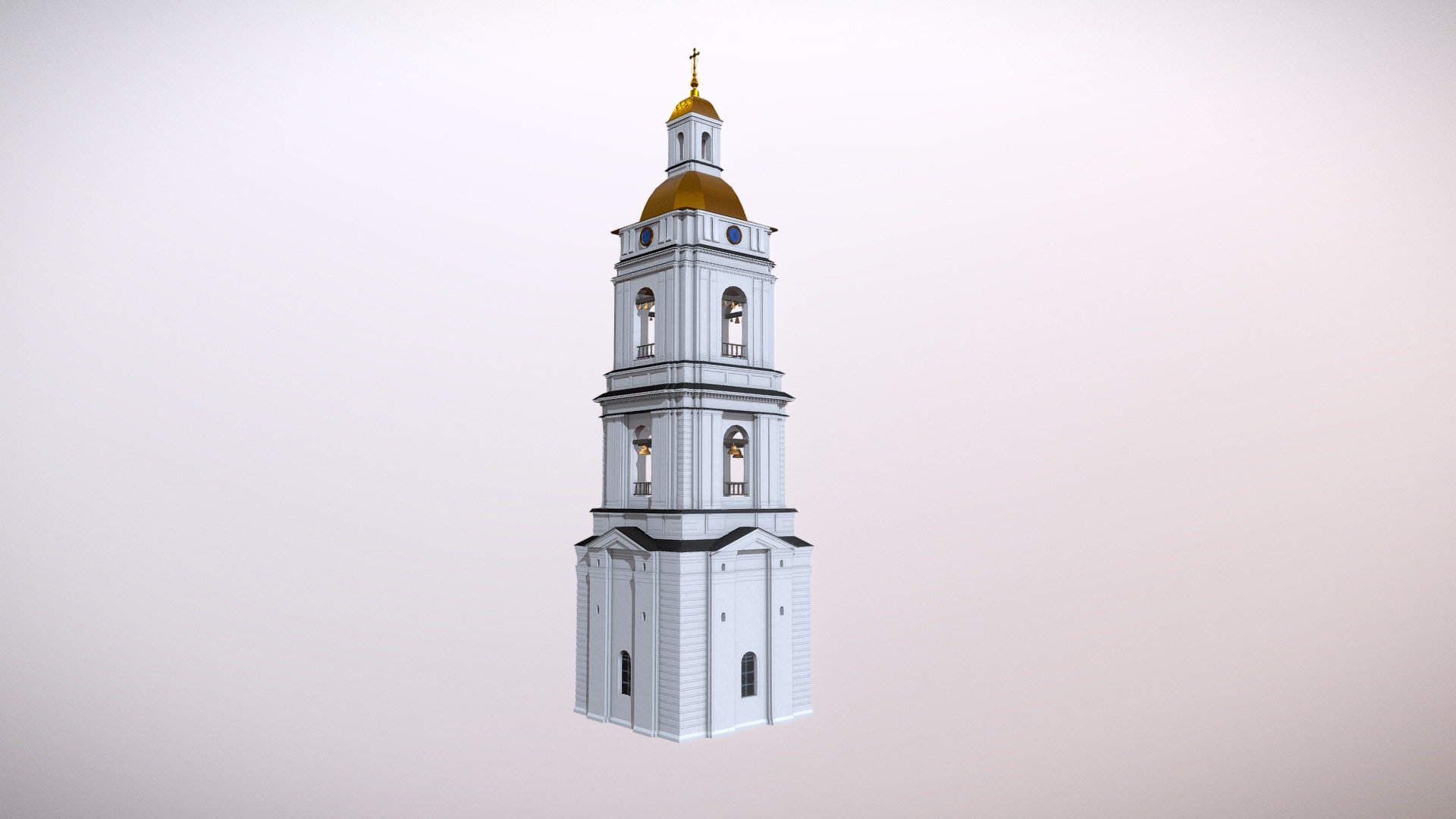 Bell Tower 3d model