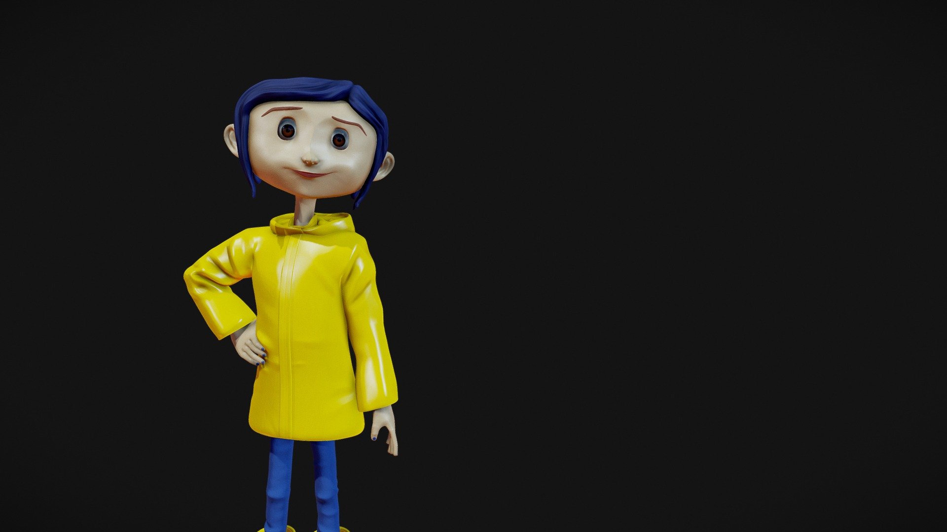 Coraline Jones 3d model