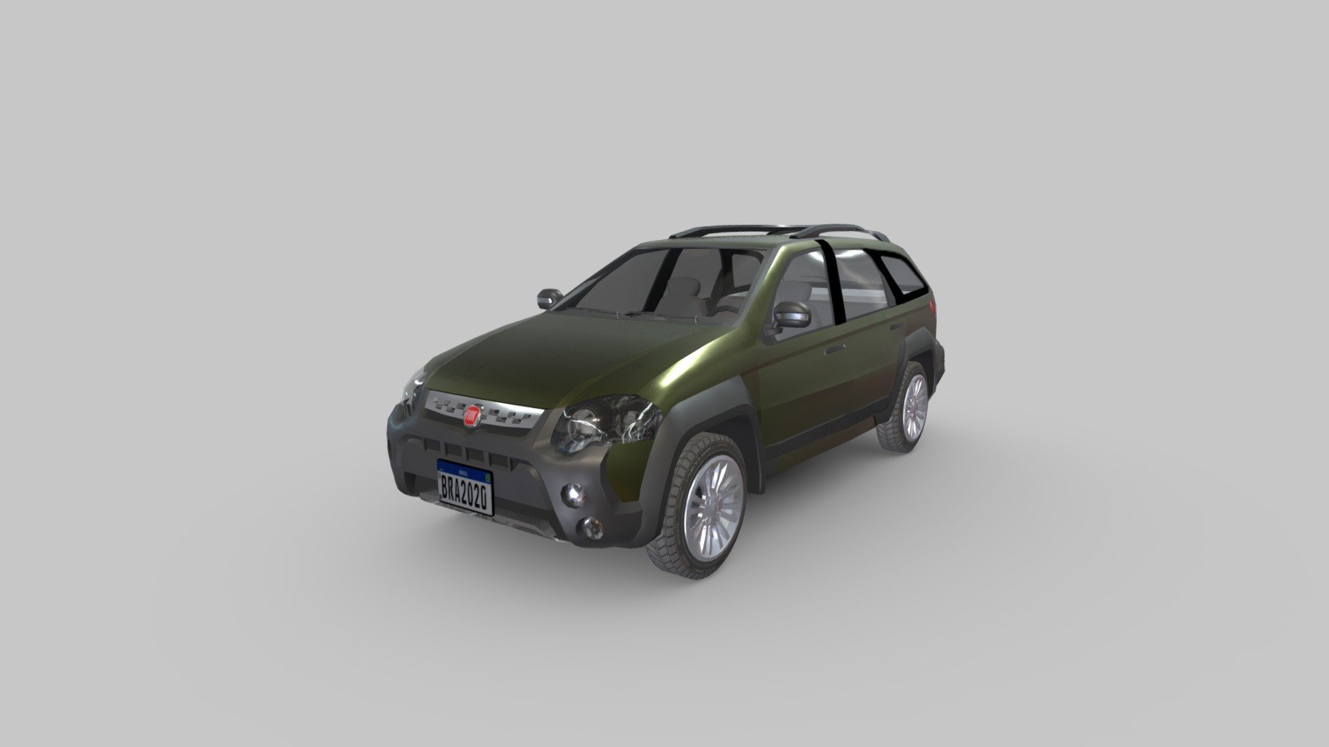 Fiat Palio Weekend Adventure 3d model