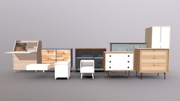 Cabinet Pack | Blender-UE5-C4D-3DS-max | 9