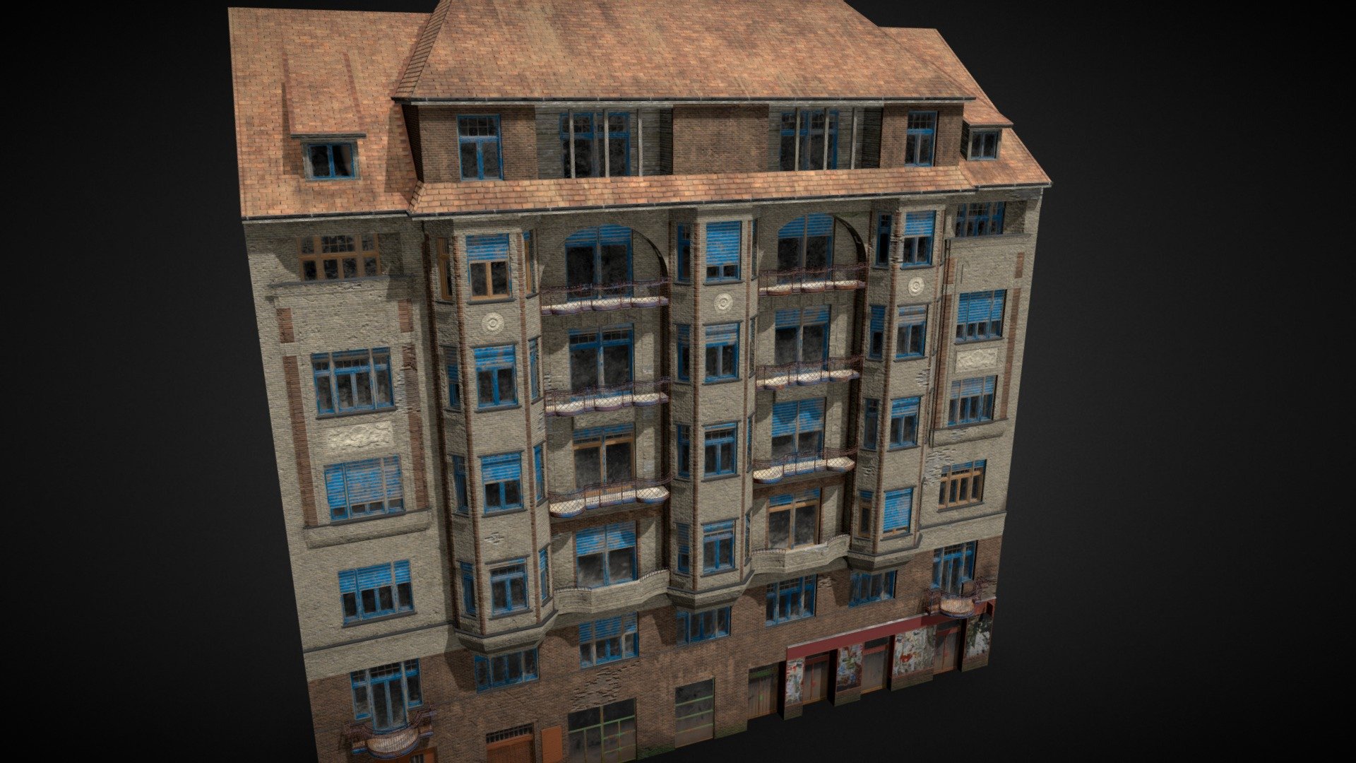 Building Old 3d model