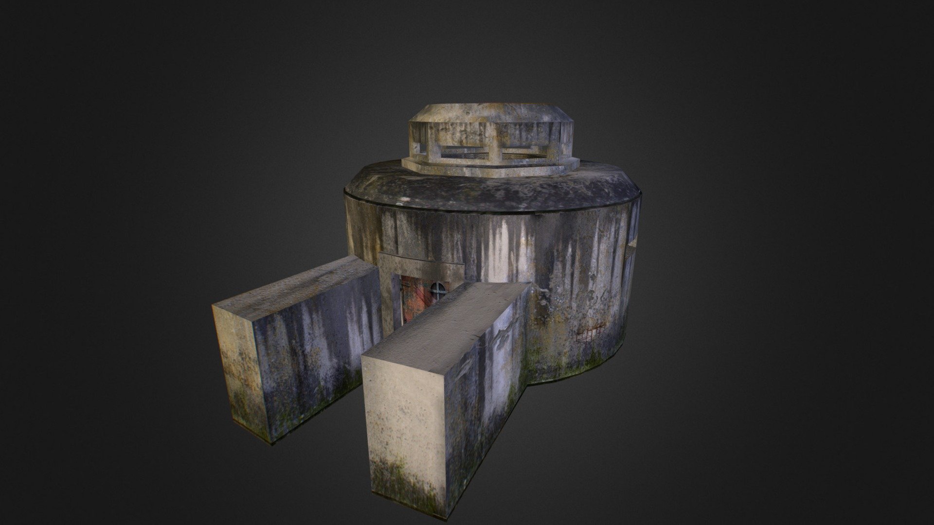 WW II Bunker 3d model