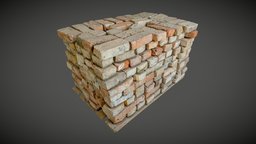 Brick pallet, stack