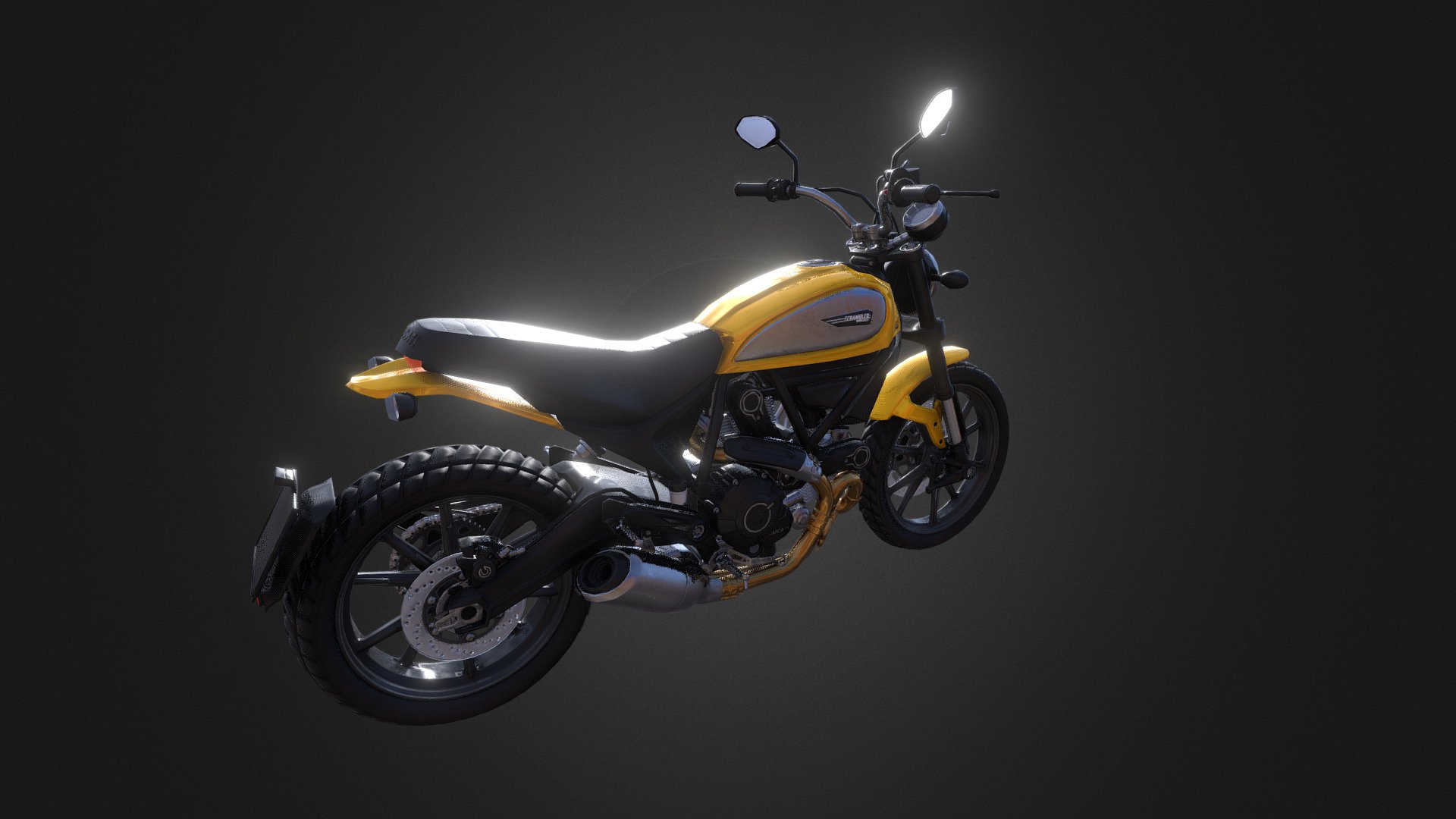 Ducati Scrambler Icon 2015 3d model