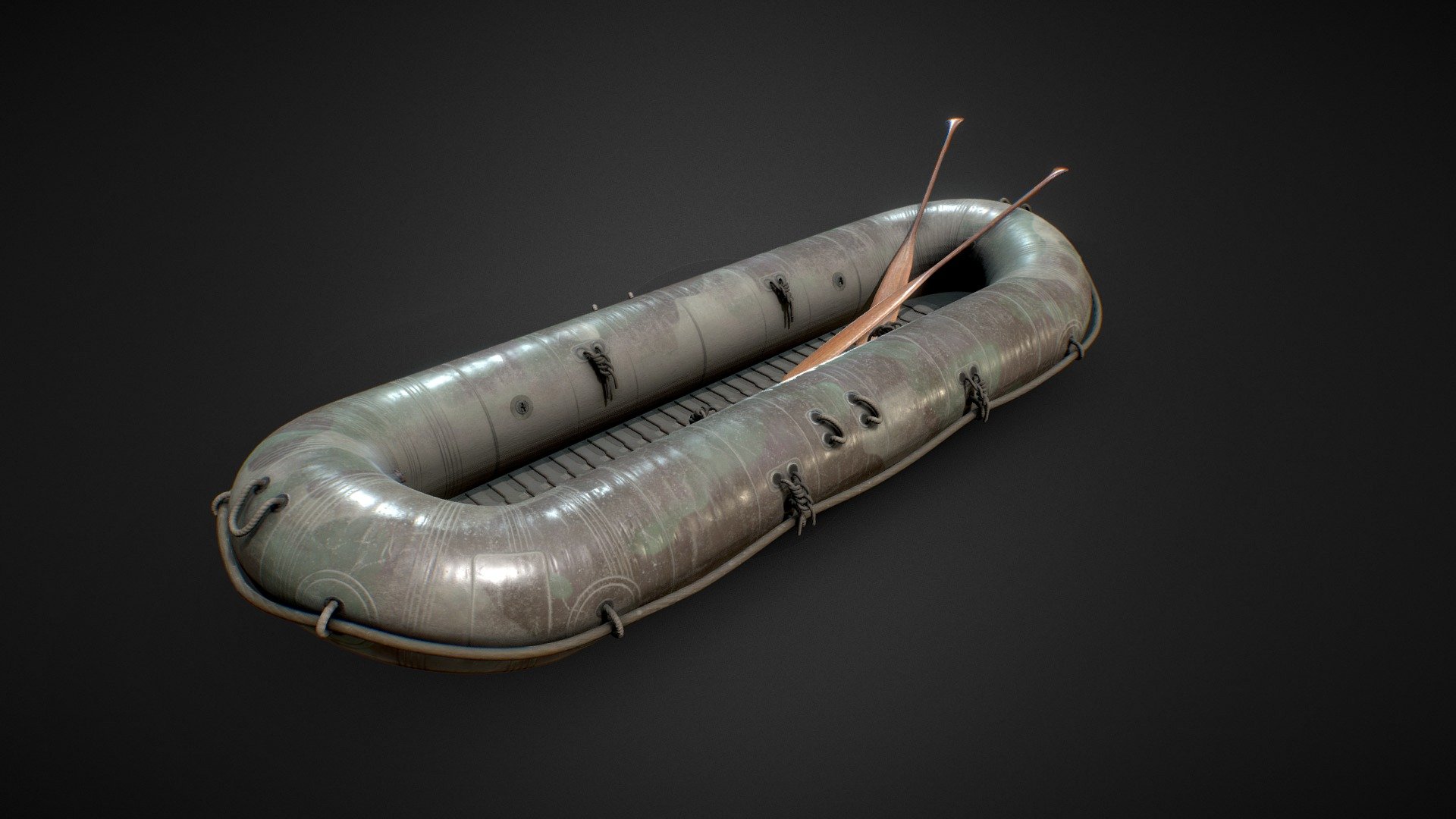 Floßsack 34 3d model