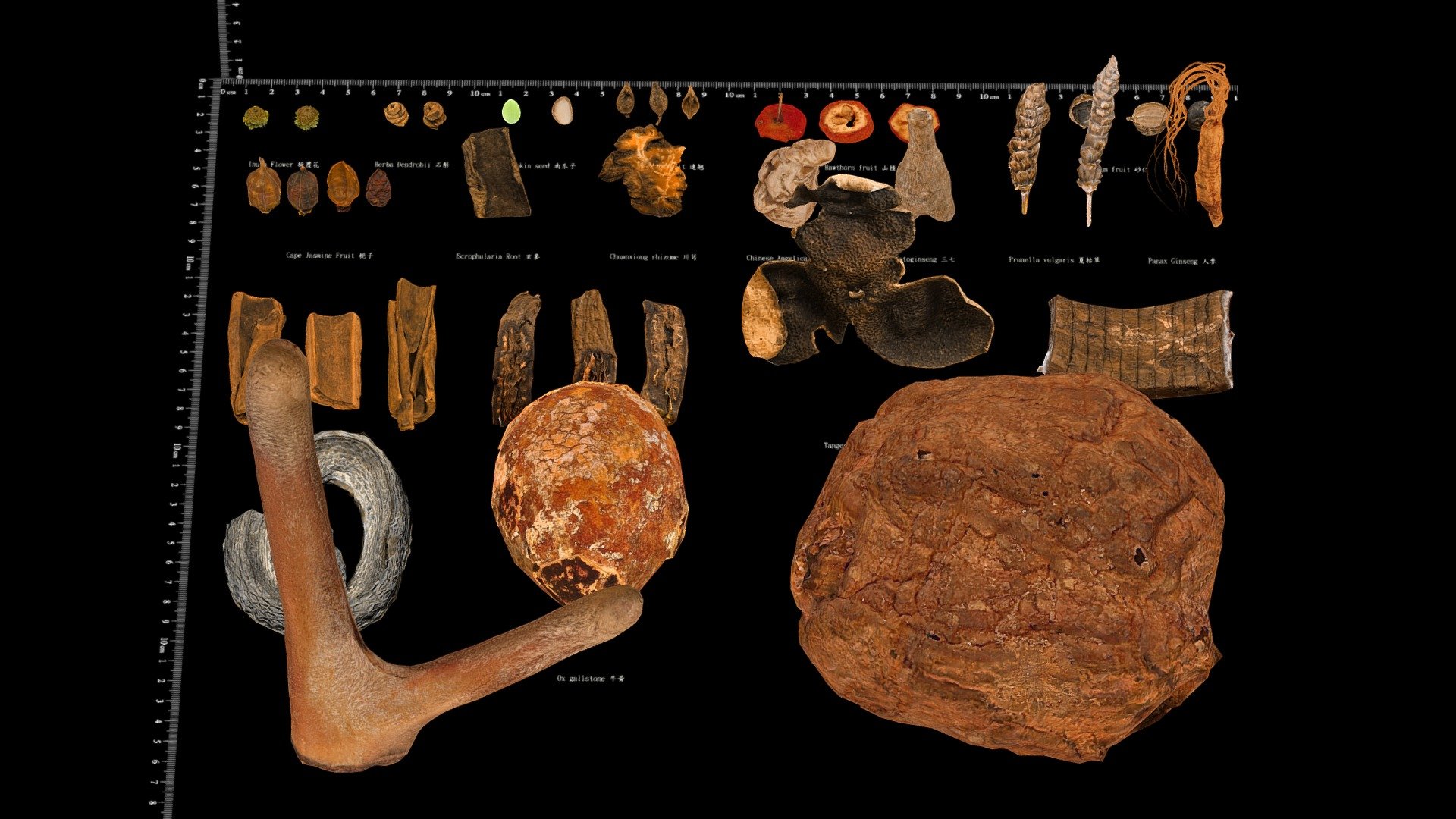 Traditional Chinese medicine (Real scale) 3d model