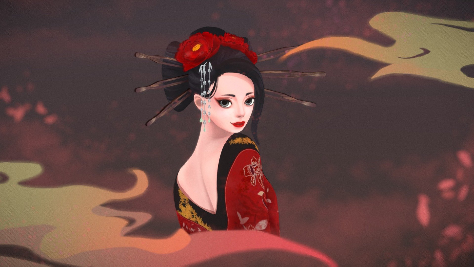 Yoshiwara 3d model