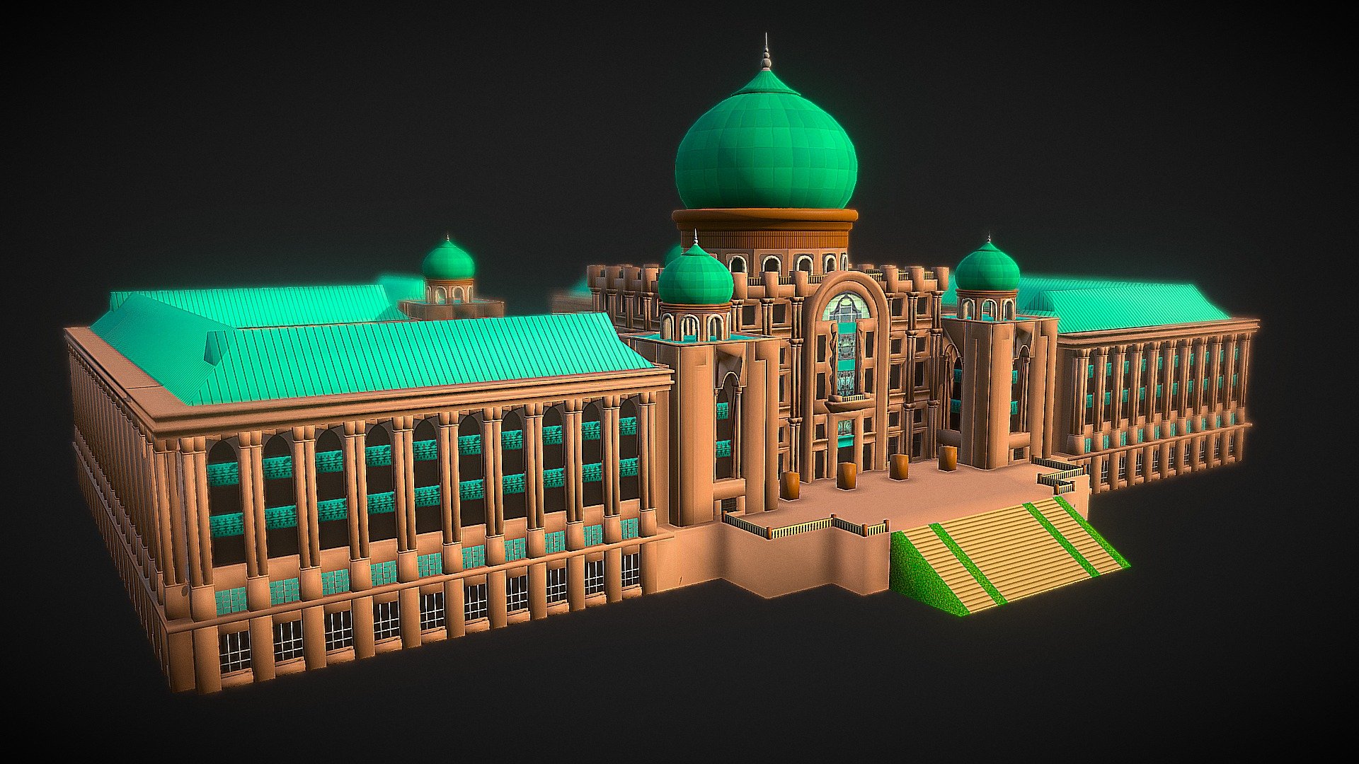 Prime Minister Office Of Malaysia 3d model