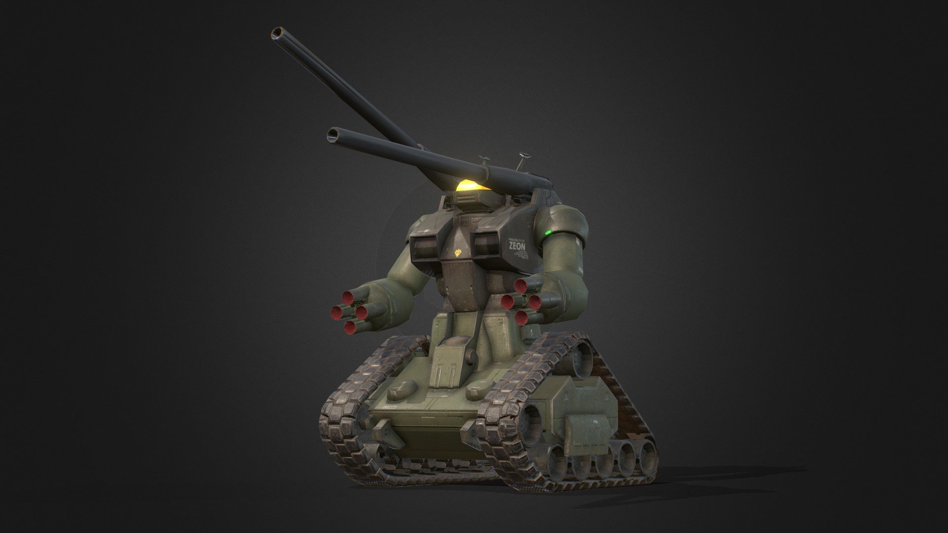 RX-75 Guntank 3d model