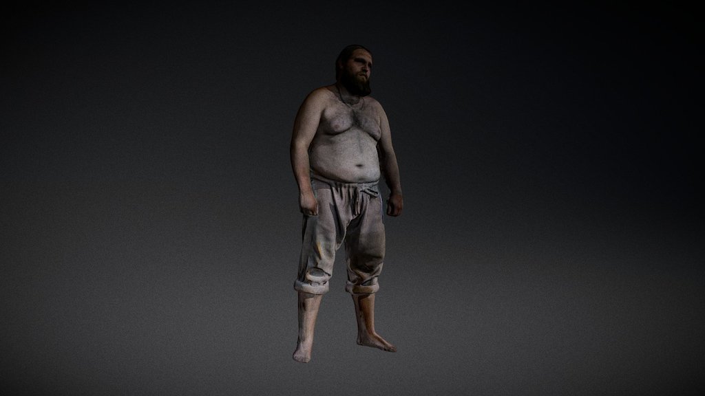 Slavic Villager 3d model