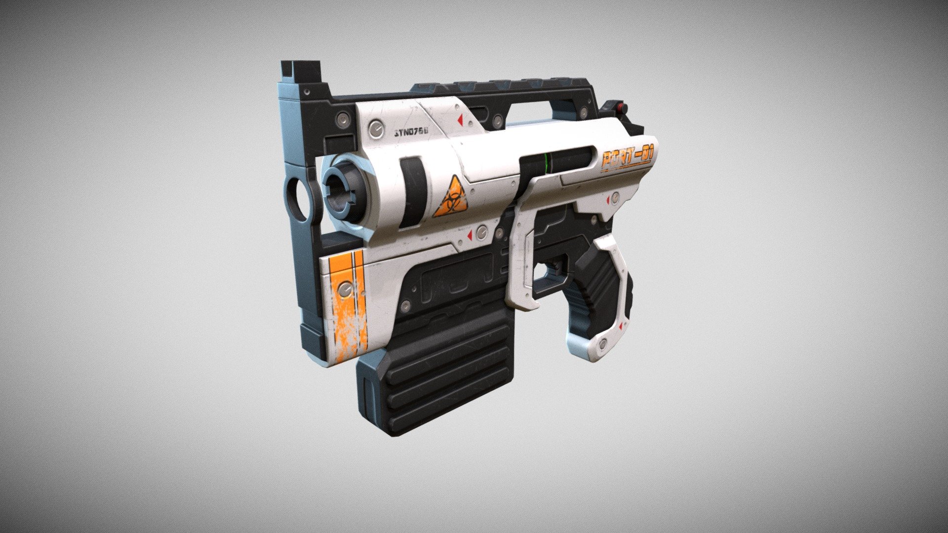 Sci Fi Gun 3d model