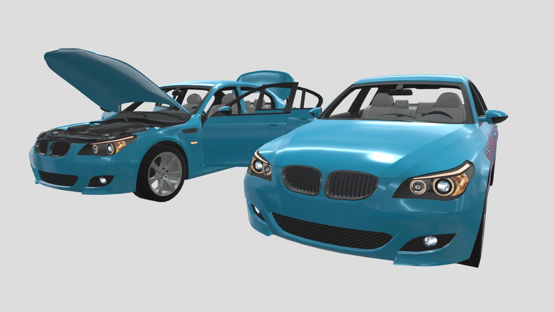 BMW E60 M5 3d model