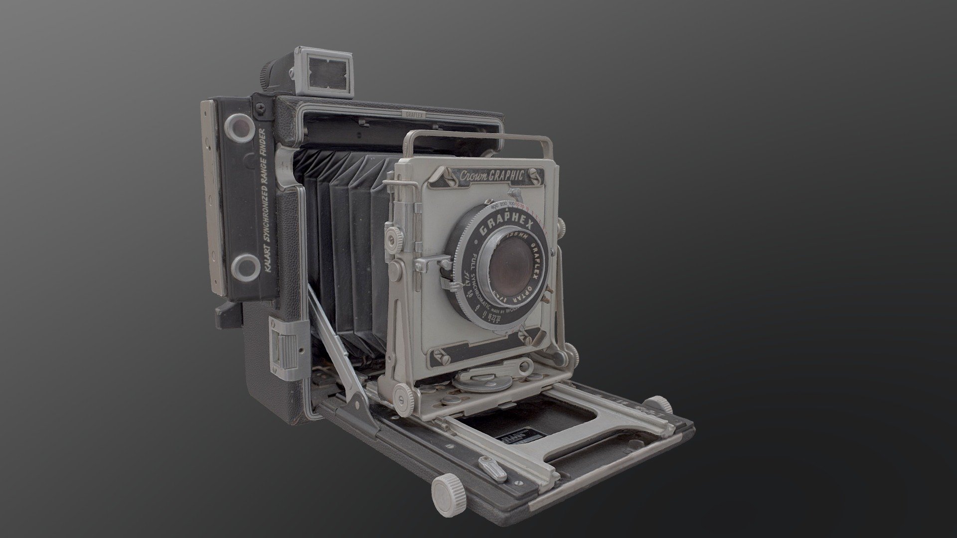 Graflex Camera Scann 3d model