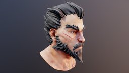 Shogun Head Stylized