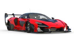 3d model Mc Laren Senna GTR GP