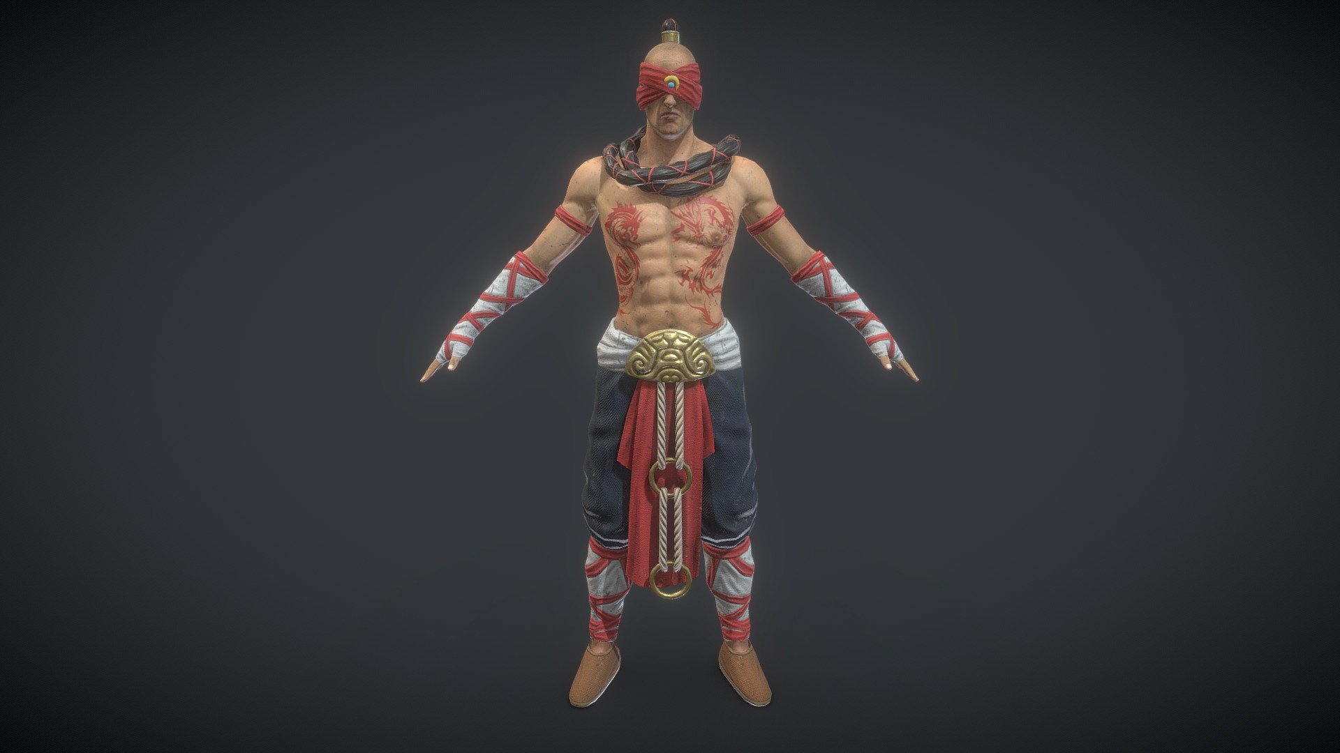 League of Legends——Lee Sin 3d model