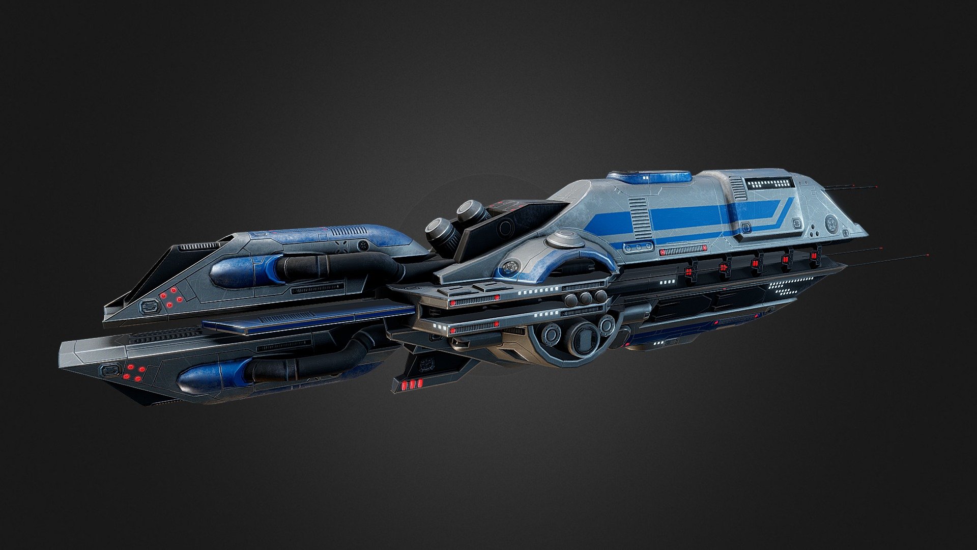 Homan Battlecruiser 3d model