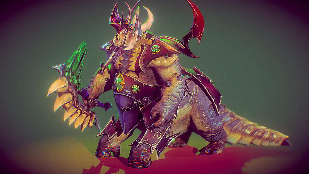 Dota 2 Custom Item Set: Stonehall Ruiner 3d model