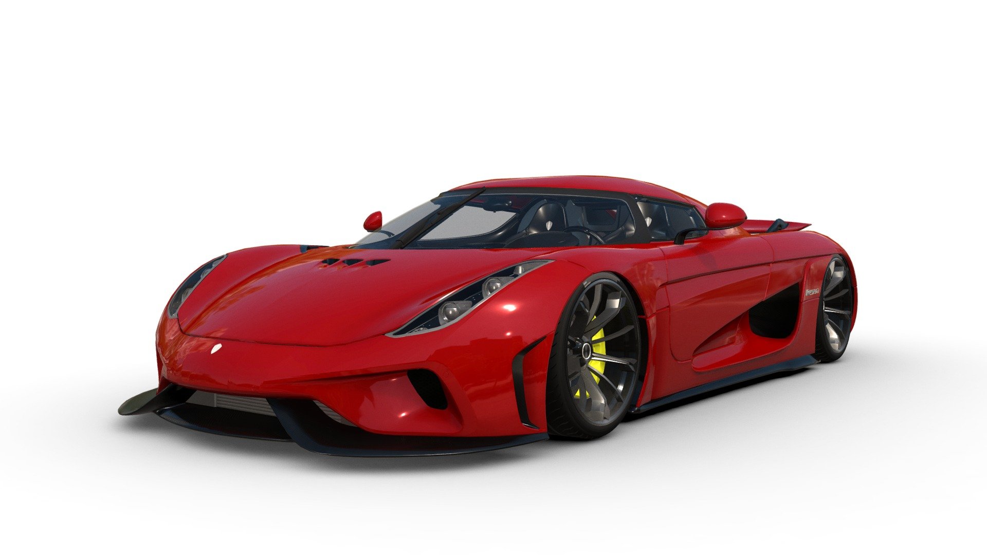 3d model Koenigsegg Regera 3d model