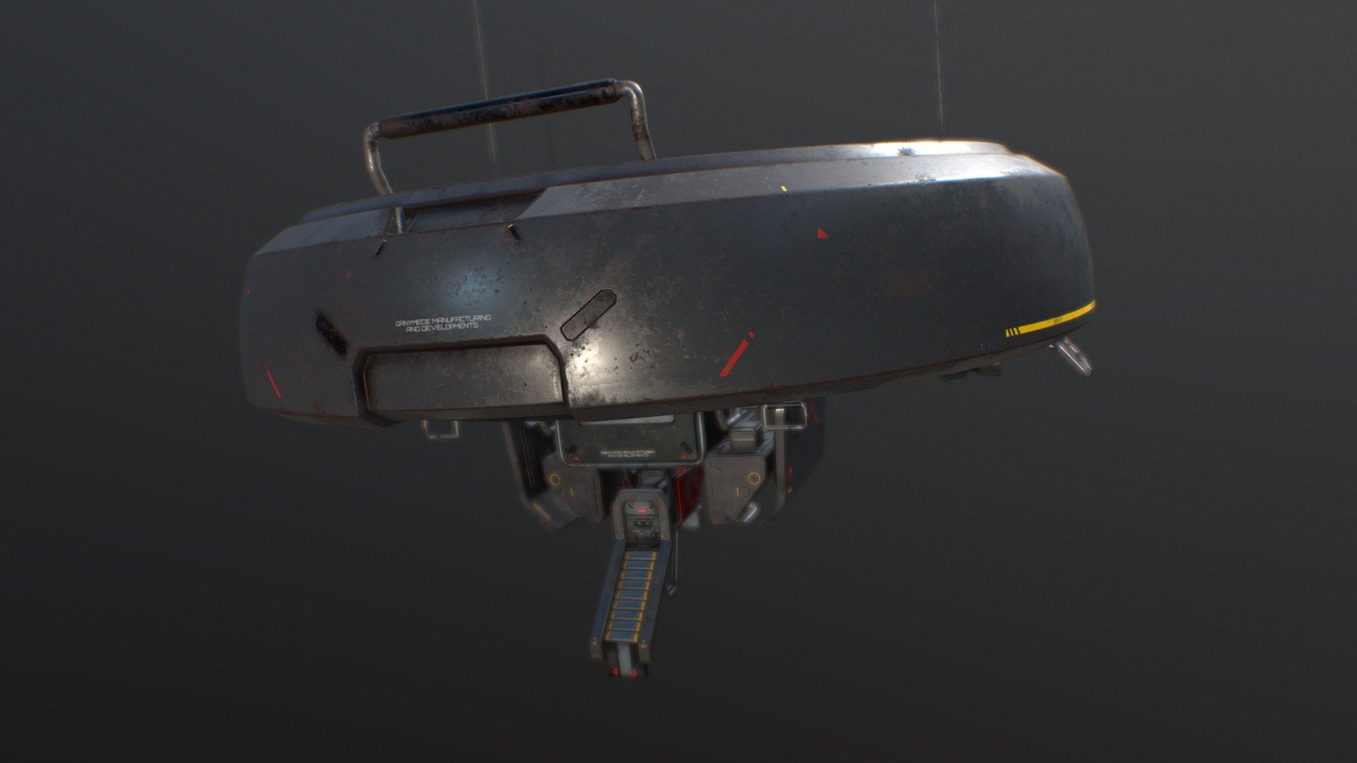 Patrol Drone 3d model