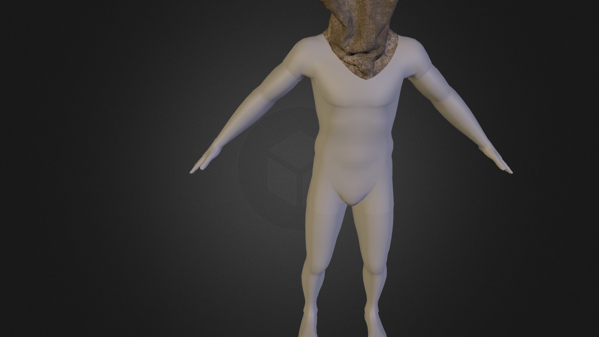 Head sack 3d model