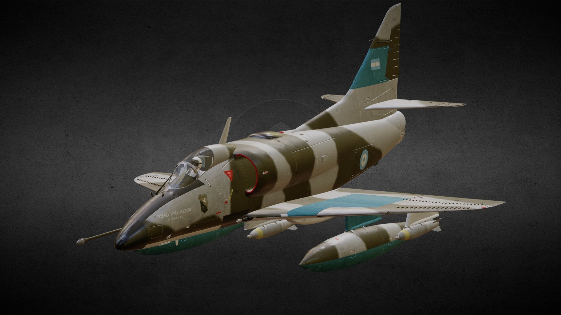 A-4C Skyhawk 3d model