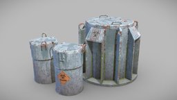 Biohazard toxic barrels