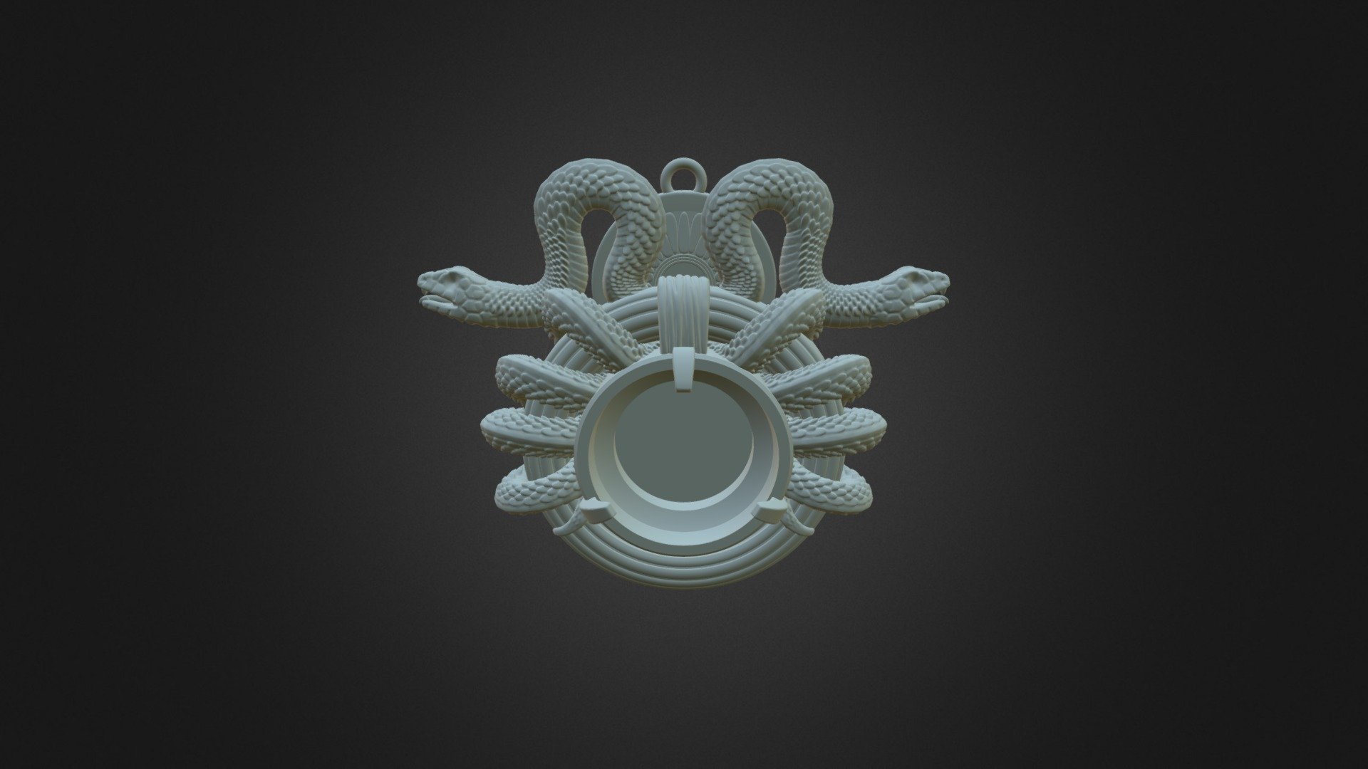 Snake Pendant 3d model