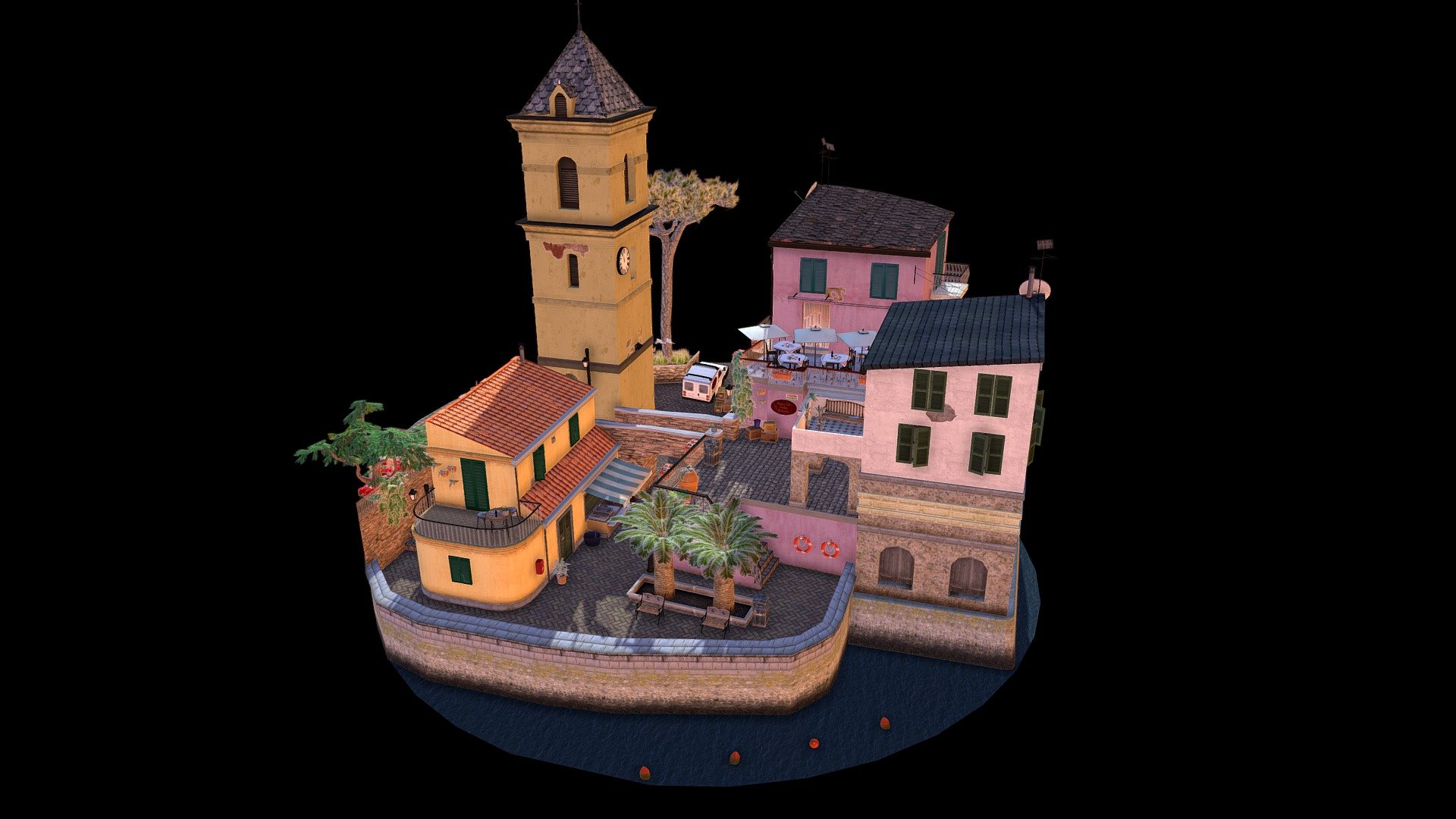 City Scene 3d model