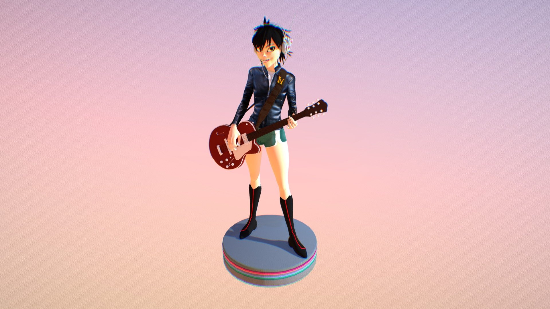 Noodle 3d model