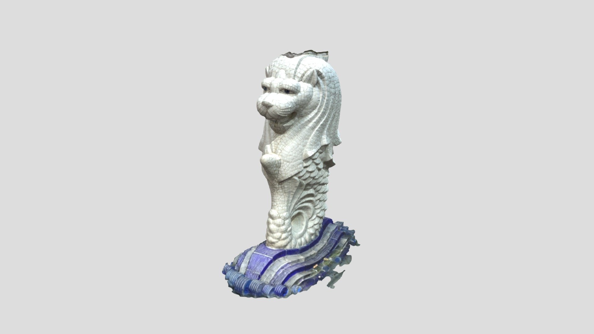 Singapore Merlion Park 3d model