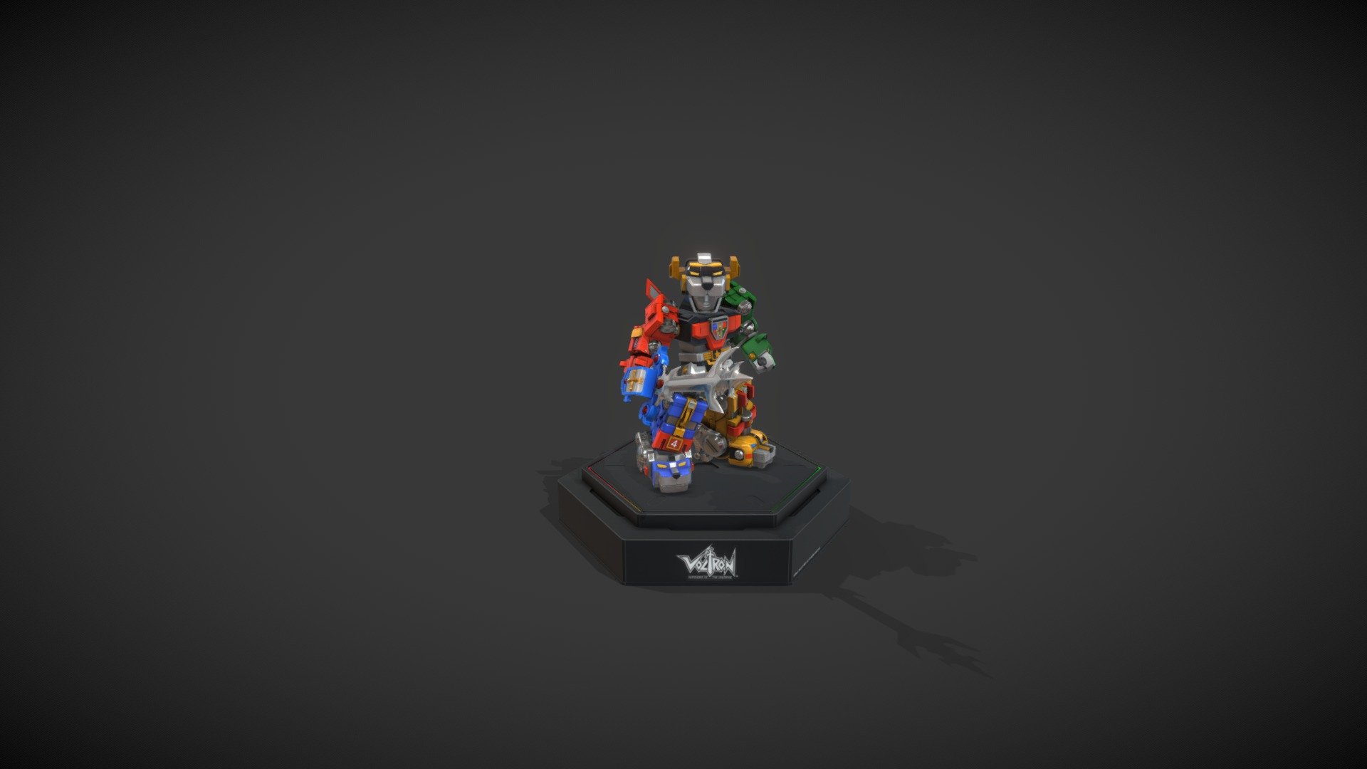 Voltron 3d model