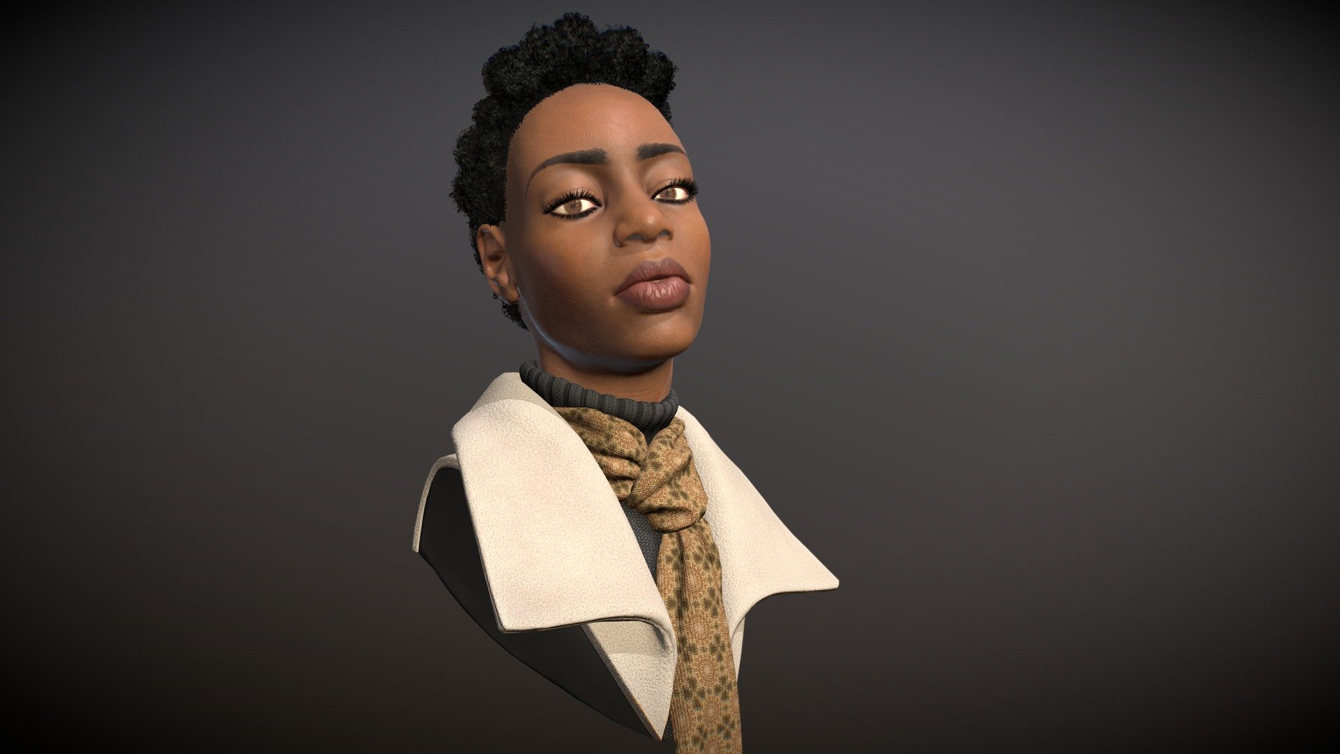 Black Woman 3d model