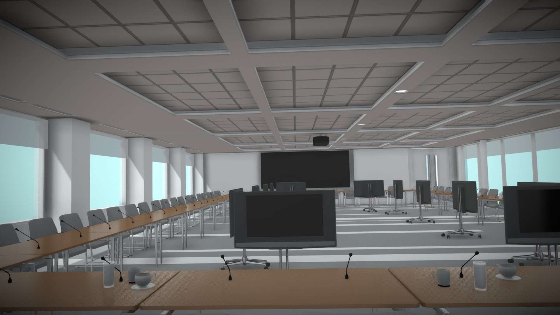 Large_Conference_Room 3d model