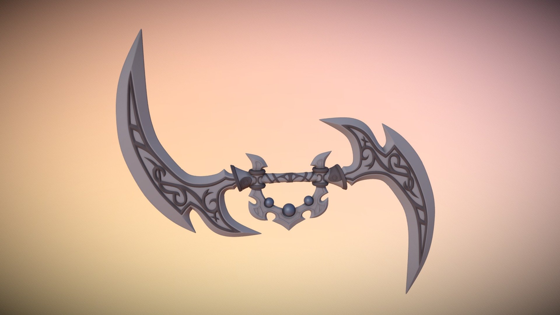 Night Warrior Tyrande Weapon 3d model