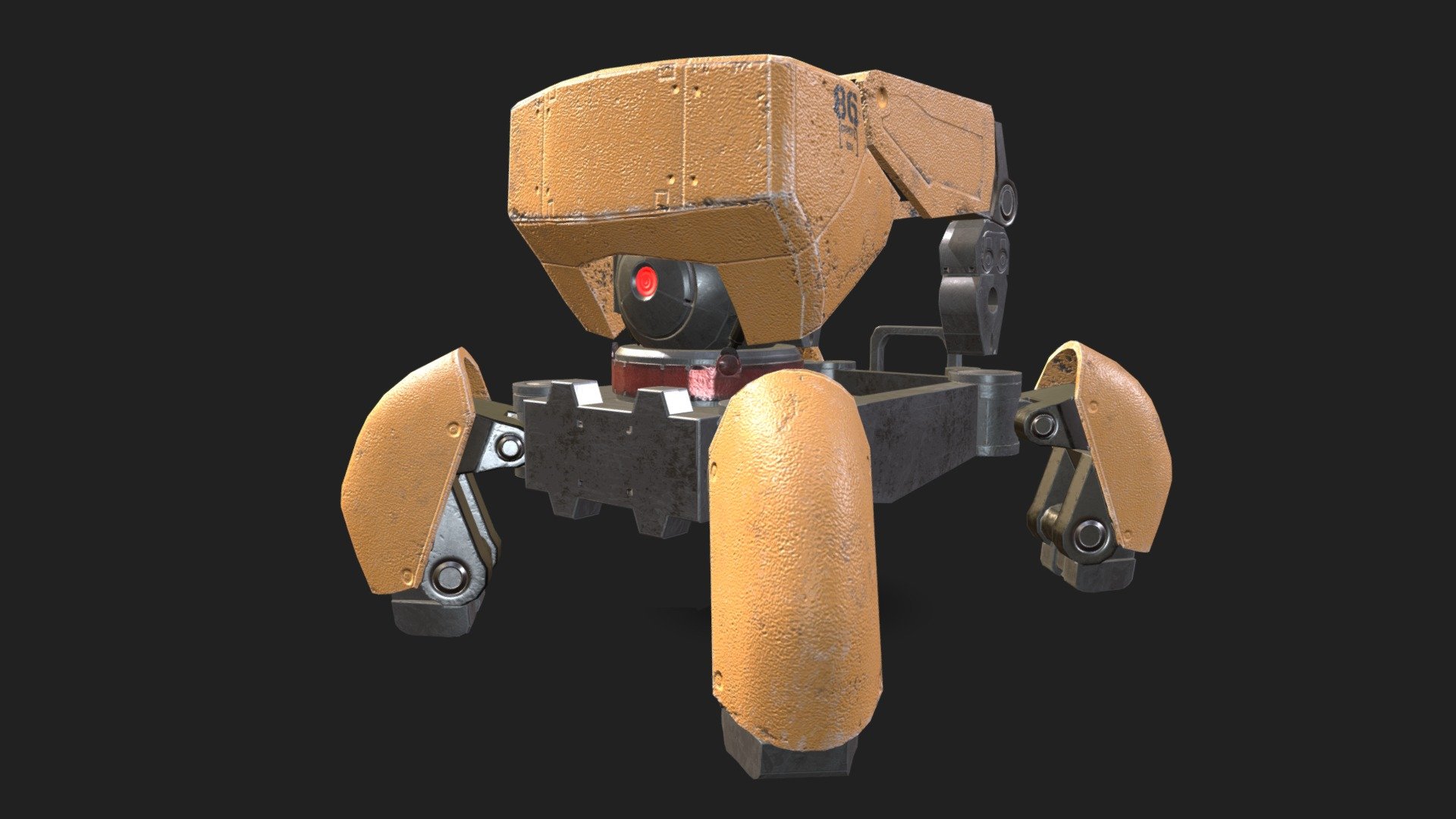 Mecha-Fido 86-eighty-six 3d model