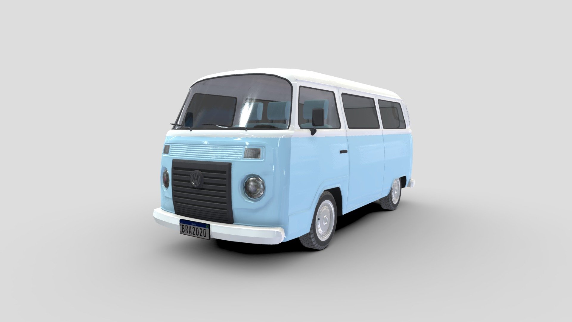 VW Kombi 2014 3d model