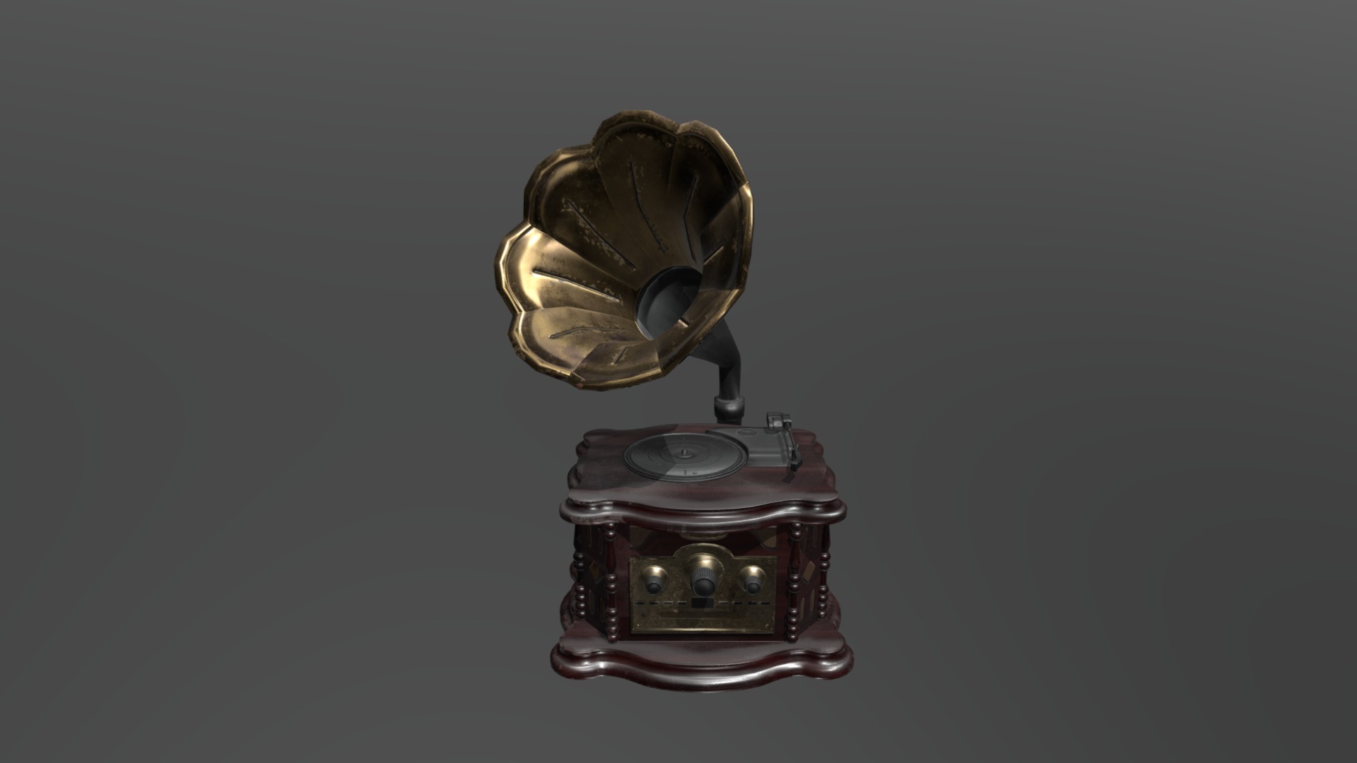 Gramophone 3d model