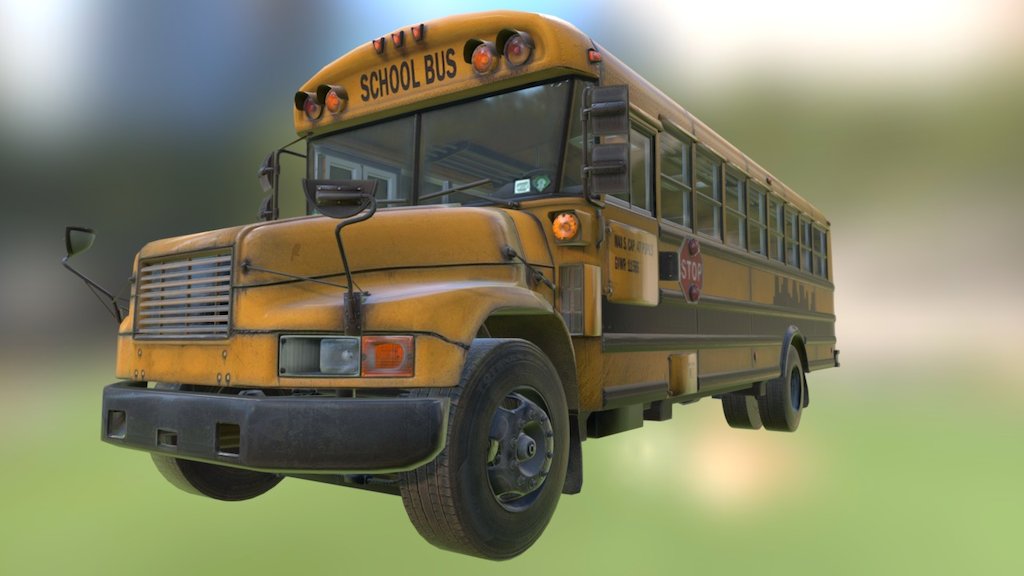 School Bus 3d model