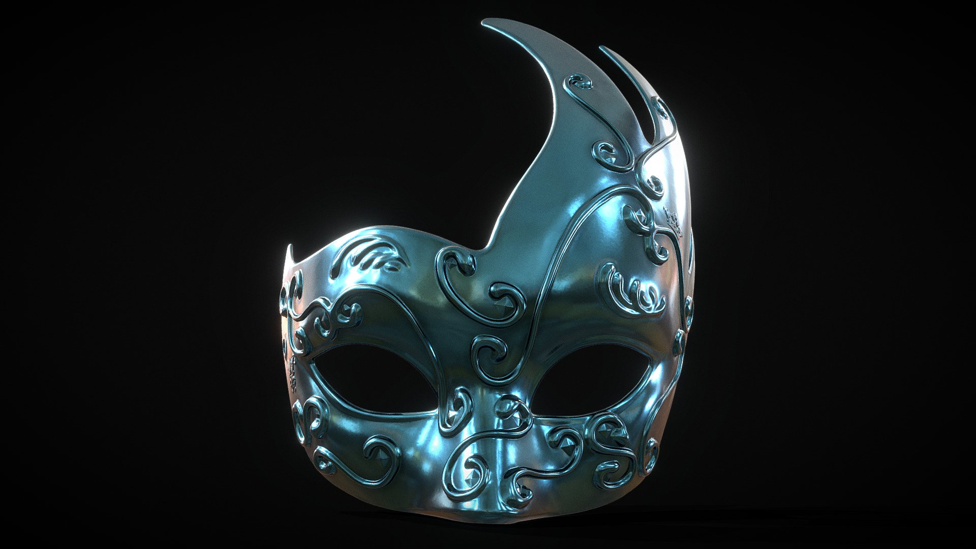 Venetian Mask I 3d model