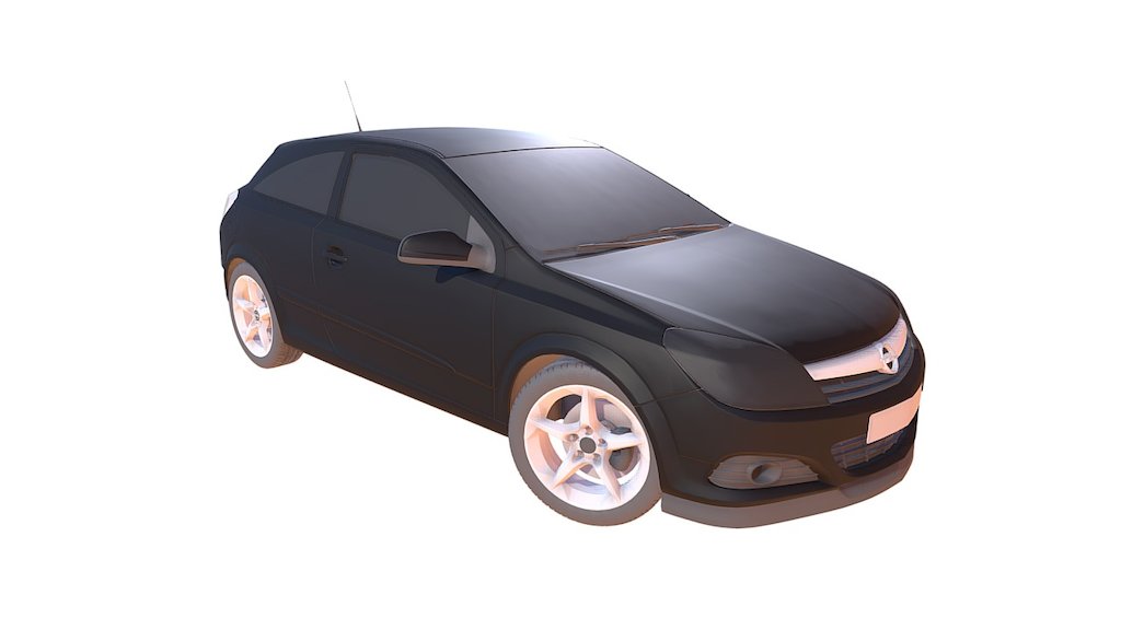 Opel Astra GTC 3d model