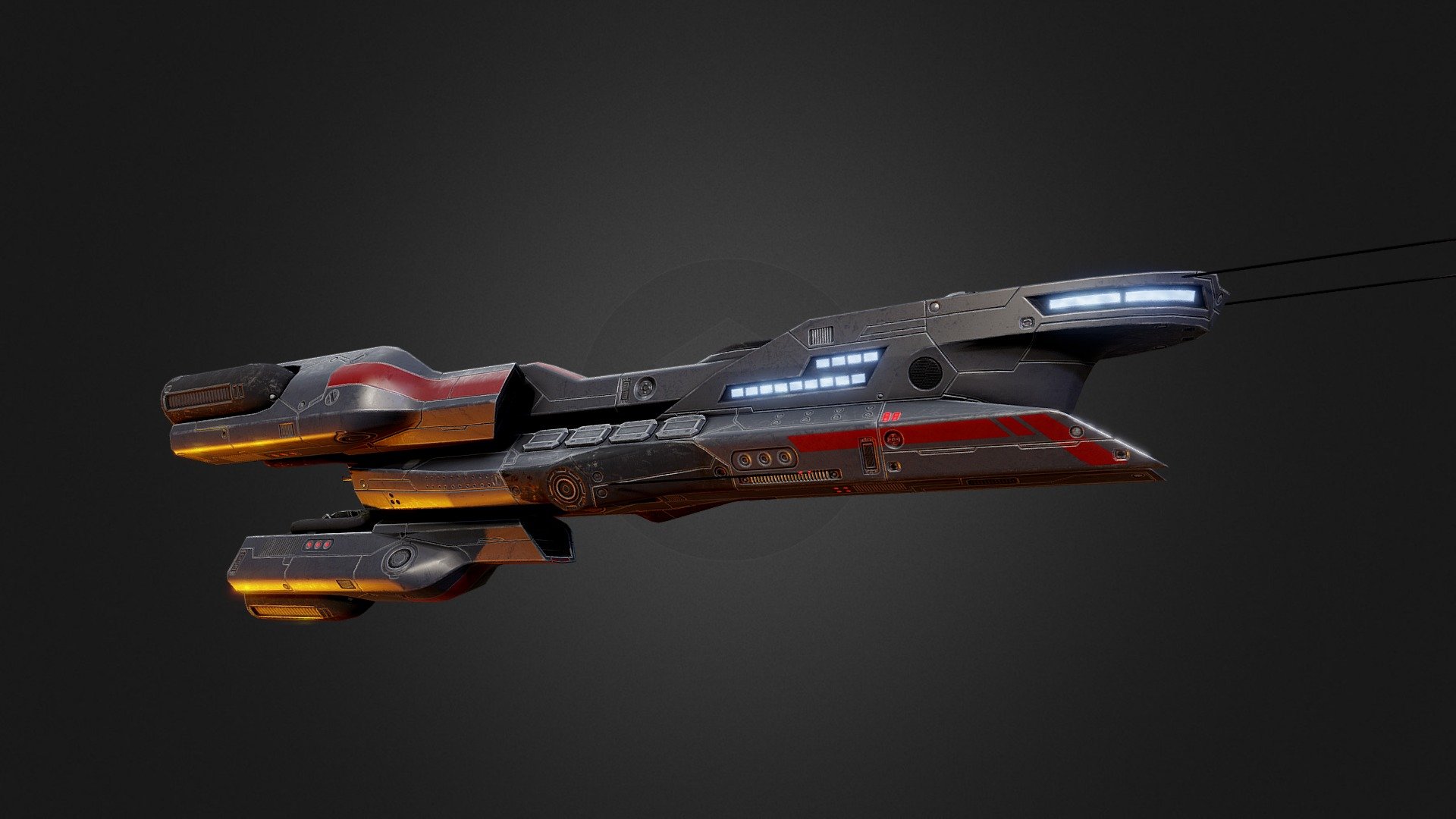 Markab Destroyer 3d model