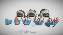 Indigenous Native Headdress Pack