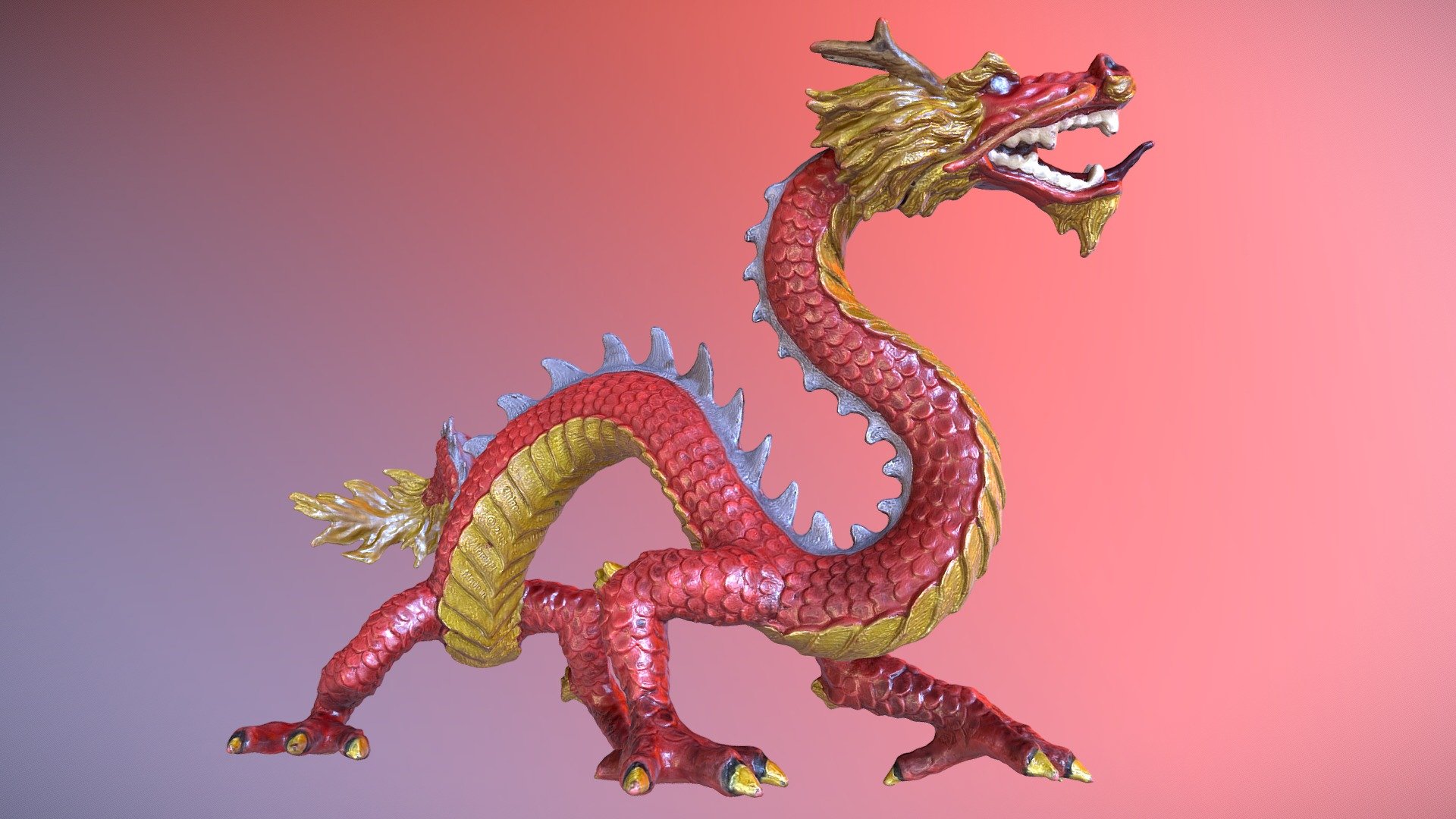 New Years Dragon 3d model