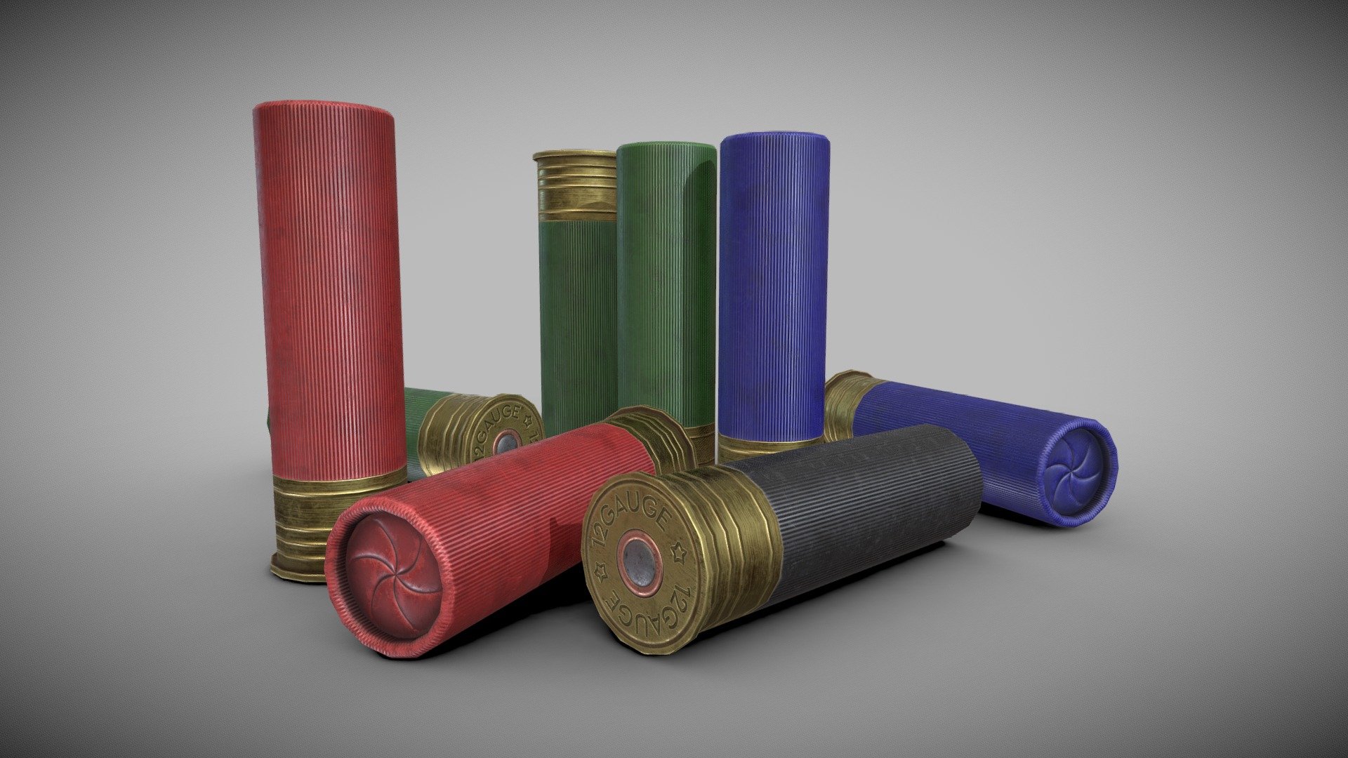 Shotgun shell 3d model