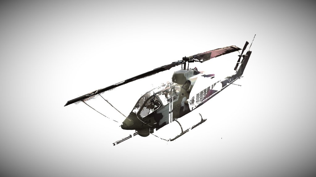 AH-1J Sea Cobra 3d model