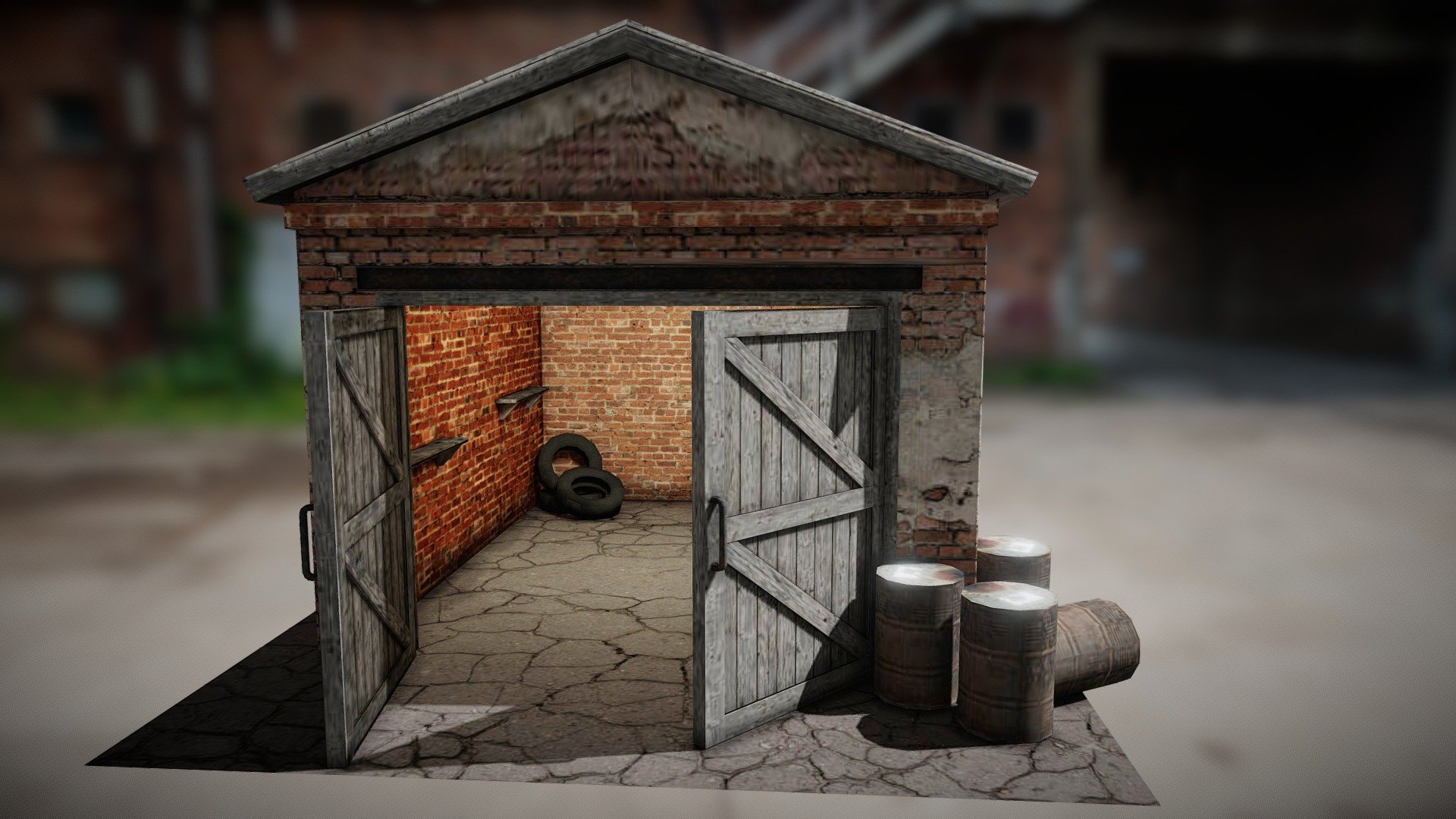 Old_Garage 3d model