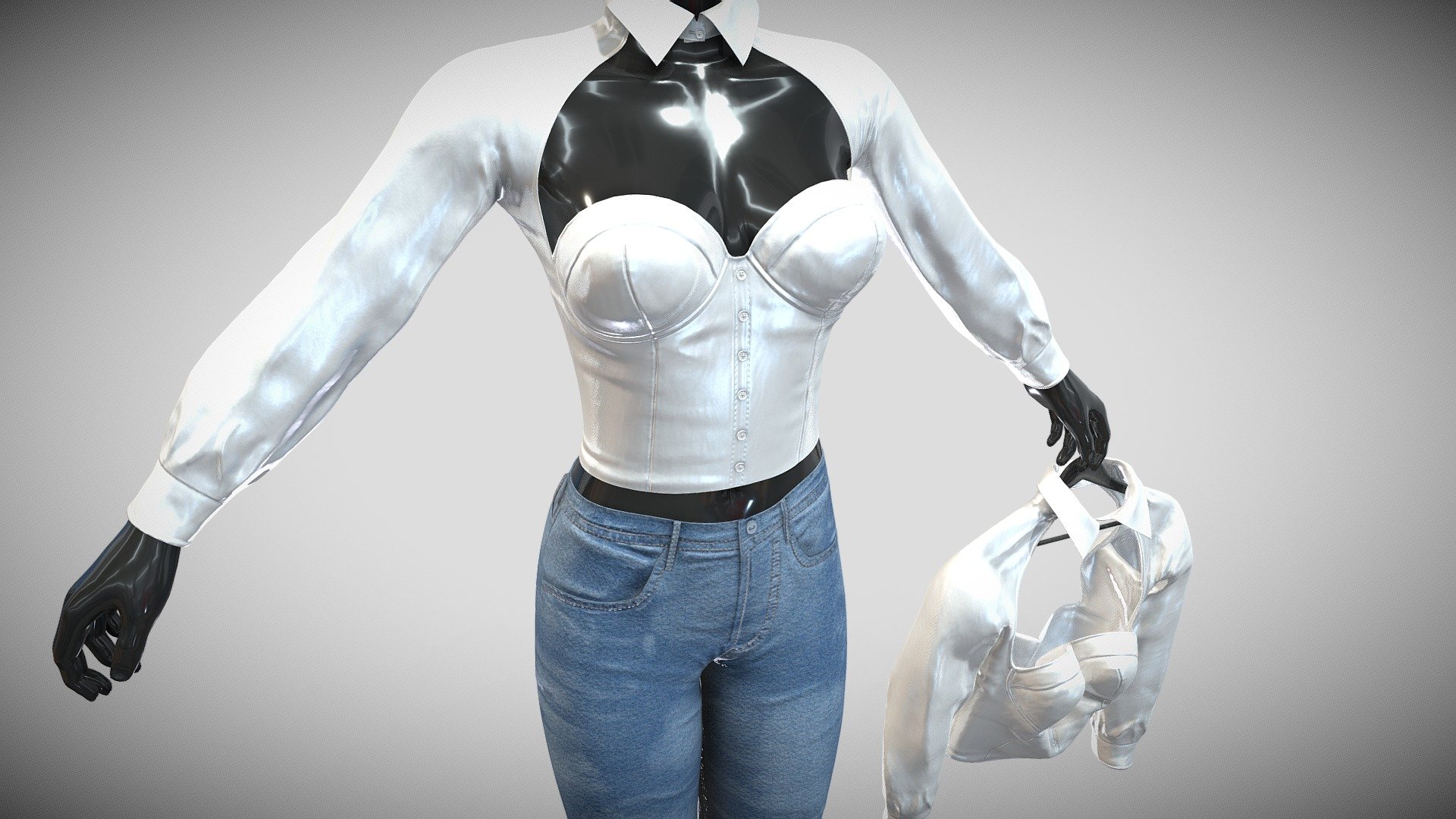 Female Clothing 3d model